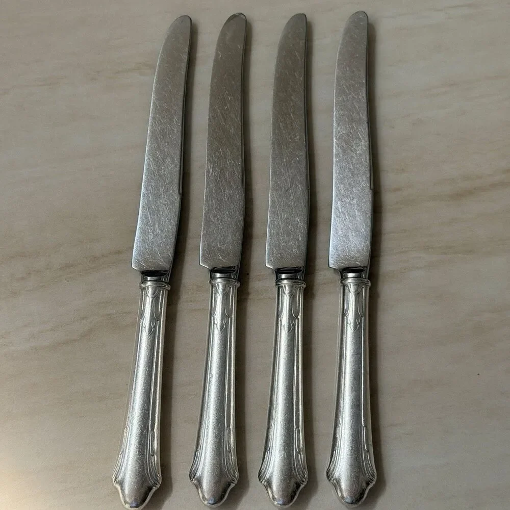 16pc Gorham Lady Caroline Flatware Set Silverplate 1933 Forks Spoons Knives